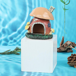 PVC Mushroom House Display Decorations&nbsp;DJEW-GF0001-92