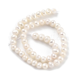 Natural Cultured Freshwater Pearl Beads Strands&nbsp;PEAR-C003-07D