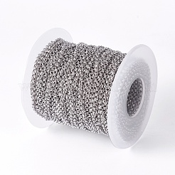 Tarnish Resistant 304 Stainless Steel Rolo Chains&nbsp;STAS-I107-02P