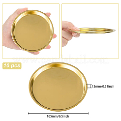 10Pcs 304 Stainless Steel Candle Holder&nbsp;DJEW-OC0001-50