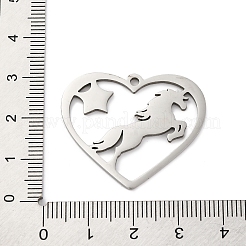Anti-Tarnish 201 Stainless Steel Pendants&nbsp;STAS-R002-11P