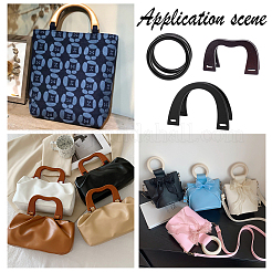 6Pcs 3 Style Wooden Bag Handles&nbsp;FIND-WR0008-38