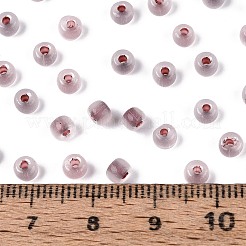 6/0 Transparent Inside Colours Glass Seed Beads&nbsp;SEED-N008-08C