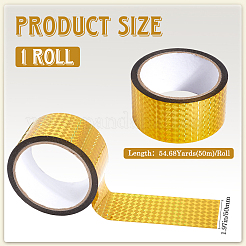 50M Laser Shining Bopp Plastic Scrapbook Decorative Adhesive Tapes&nbsp;AJEW-WH20002-57B-03