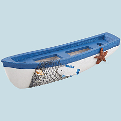 Mediterranean-style Wood Sailboat Miniature Model Decorations&nbsp;DJEW-WH20816-008A