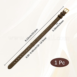 1Pc Leather Textured Bracelet Straps Slide Wristbands for Slide Charms&nbsp;AJEW-CL0001-01A
