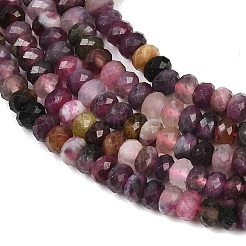 Natural Multicolor Tourmaline Beads Strands&nbsp;G-B175-A07-2x4mm