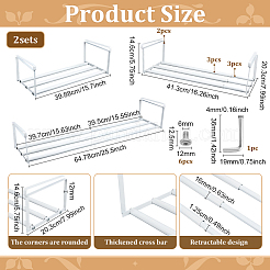 Iron Shoe Storage Rack&nbsp;AJEW-WH0596-467