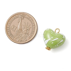 Opaque Spray Painted Acrylic Pendants&nbsp;PALLOY-JF04472