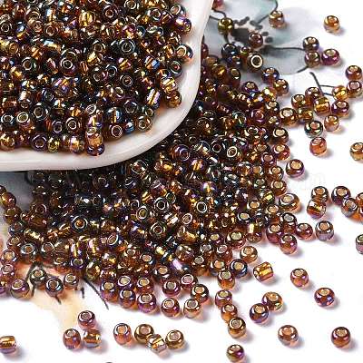 8/0 Round Glass Seed Beads&nbsp;SEED-J017-F8-671-1