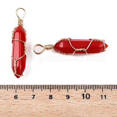 Lampwork Pendants&nbsp;GLAA-T023-07C-1