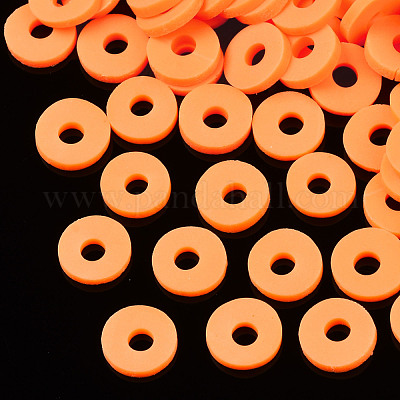 Handmade Polymer Clay Beads&nbsp;CLAY-R067-6.0mm-B11-1