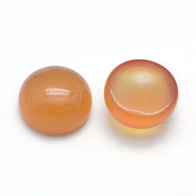 Natural Carnelian Cabochons&nbsp;G-P393-R41-10mm-1