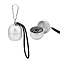 Aluminium Alloy Keychain,for Storage Bin, White, 20.1cm
