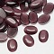 Cat Eye Cabochons, Oval, Purple, 12x10x2mm