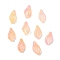 Glass Beads, Leaf, Moccasin, 12x6.5x5mm, Hole: 0.8mm
