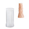 DIY Candle Silicone Molds, for Candle Making, Pillar, White, 12x5.5cm, Inner Diameter: 5cm