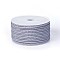 Polyester Braided Cord, Light Grey, 3mm, about 12.02~13.12 yards(11~12m)/roll