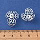 Rack Plating Brass Flower Bead Caps&nbsp;KK-K381-03S-3