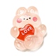 Cartoon Transparent Resin Cabochons&nbsp;CRES-P025-D05-1