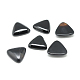 Natural  Black Agate Gemstone Cabochons&nbsp;G-T025-10x10mm-05-1