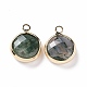 Natural Moss Agate Charms&nbsp;G-C023-04-2