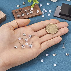 40Pcs 5 Size Crystal Rhinestone Tiny Star Stud Earrings&nbsp;EJEW-TA0001-13