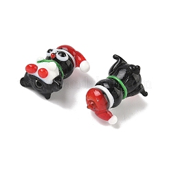 Christmas Handmade Lampwork Beads&nbsp;LAMP-D004-01