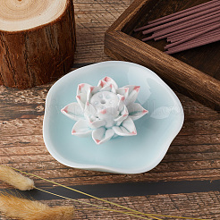 Porcelain Incense Burners&nbsp;DJEW-WH0001-29A