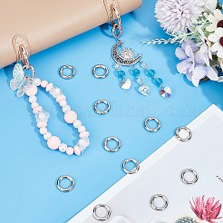 Zinc Alloy Spring Gate Rings&nbsp;FIND-SP0001-08C