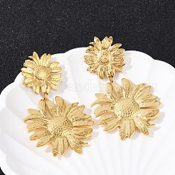 304 Stainless Steel Dangle Stud Earrings&nbsp;EJEW-G423-18G