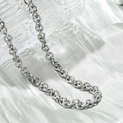 Non-Tarnish 304 Stainless Steel Rolo Chains Necklaces&nbsp;NJEW-F297-02P