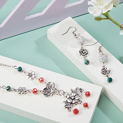 Tibetan Style Chandelier Component Links&nbsp;TIBE-PH0005-15AS-WH