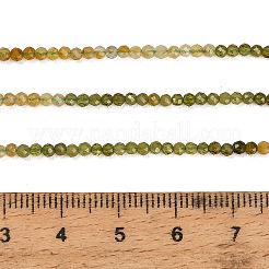 Gradient Color Natural Yellow Green Tourmaline Beads Strands&nbsp;GG-CBA767B-A01