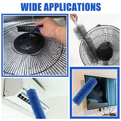 2Pcs 2 Colors Plastic & Nylon Brushes&nbsp;TOOL-CA0001-35
