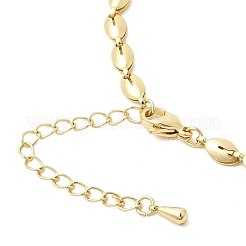 Brass Oval Link Chain Bracelet Making&nbsp;MAK-K024-13G