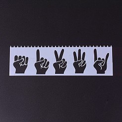 Cartoon Plastic Hollow Drawing Stencil for Kids Teen Boys Girls&nbsp;DIY-F025-E01
