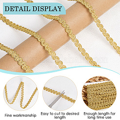 Polyester Wavy Fringe Trim Ribbon&nbsp;OCOR-WH20007-29A