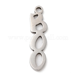 Non-Tarnish Halloween 201 Stainless Steel Pendants&nbsp;STAS-D053-14P