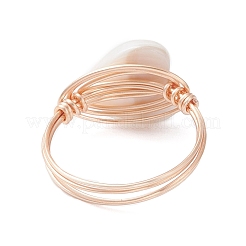 Natural Shell Finger Rings&nbsp;RJEW-TA00227-02
