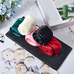 5Pcs 5 Colors Detachable Satin Lady's Scarf&nbsp;AJEW-CN0004-92A
