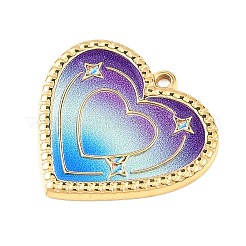 304 Stainless Steel Enamel Pendants&nbsp;STAS-Z186-12G-03