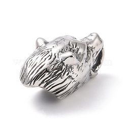 Tibetan Style 304 Stainless Steel Manual Polishing Cord Ends&nbsp;STAS-G276-11AS
