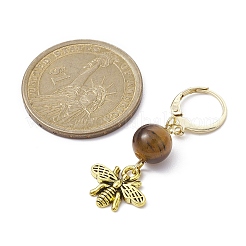 Alloy Bees Pendant Decoration&nbsp;HJEW-JM01308