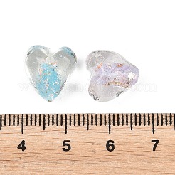 Handmade Foil Glass Beads&nbsp;FOIL-T009-02