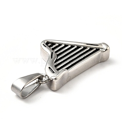 304 Stainless Steel Pendants&nbsp;STAS-D182-16AS