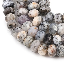 Natural  Black African Opal Beads Strands&nbsp;G-C259-A52-5x8mm