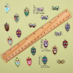23Pcs 23 Style Alloy Enamel Links Connectors&nbsp;ENAM-SZ0002-32