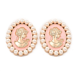 Zinc Alloy Enamel Cabochons&nbsp;LS-ENAM-Q501-01LG-02