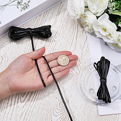 2 Bundles Flat PU Leather Braided Cord&nbsp;OCOR-CL0001-18C
